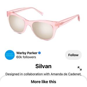 WarbyparkerxAmandadeCadenet Pink Sunglasses